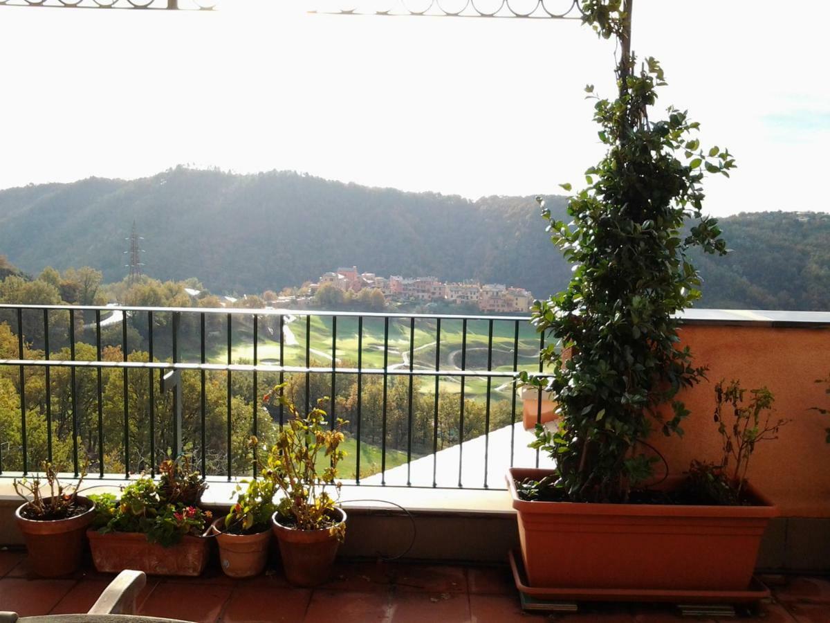 Attico Con Vista Spettacolare Cogoleto Villa Buitenkant foto